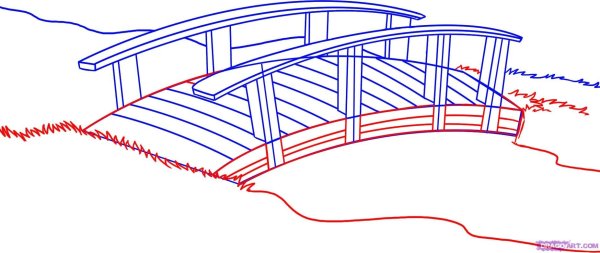 Раскраска мост
