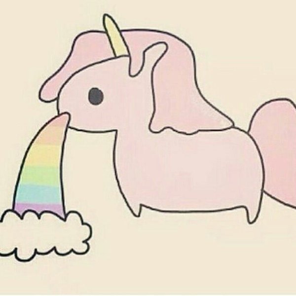 Милые Единороги для срисовки