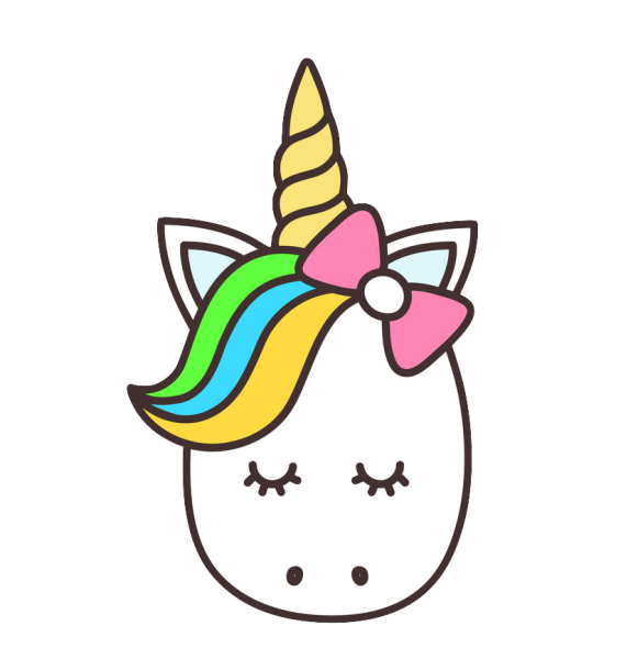 Единорог для скетчбука легкий