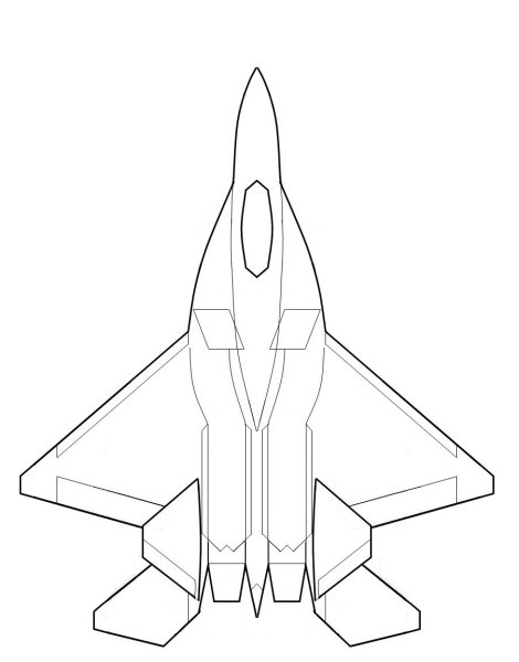 Истребитель рисунок