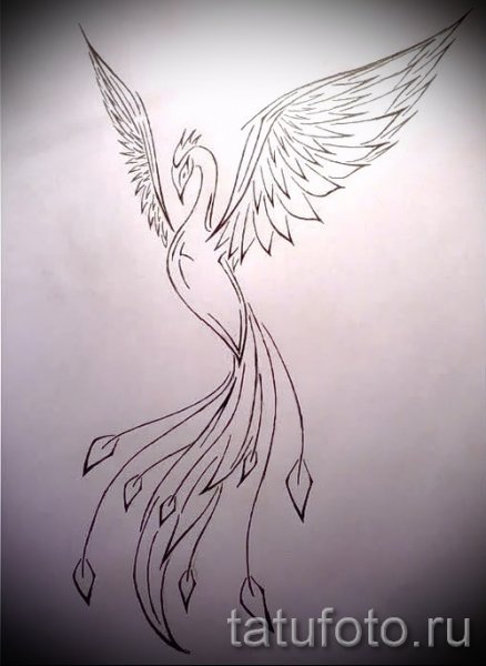 Тату карандашом на бумаге для срисовки