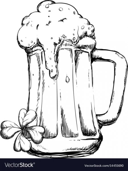 Пиво рисунок легкий