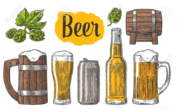 Пиво рисунок