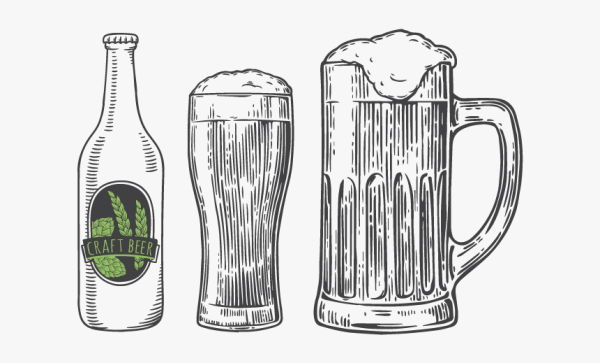 Пивные кружки эскиз