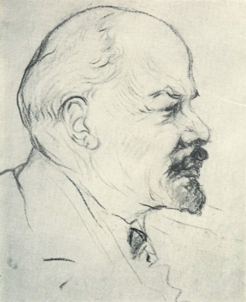 Альтман портрет Ленина