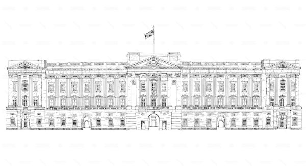 Букингемский дворец вектор