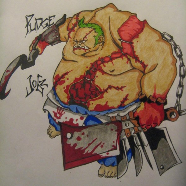 Dota 2 ПУДЖ рисунок
