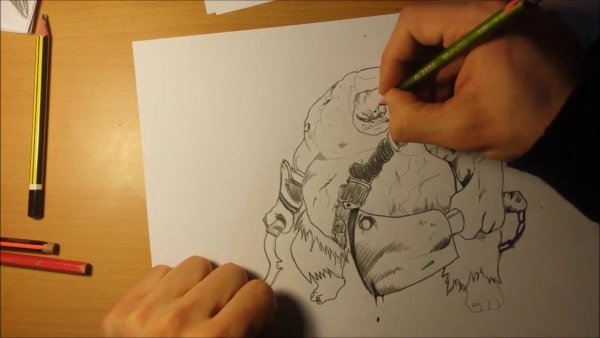 Clockwerk Dota рисунок