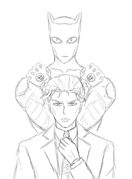 Джо Джо рисовать дио