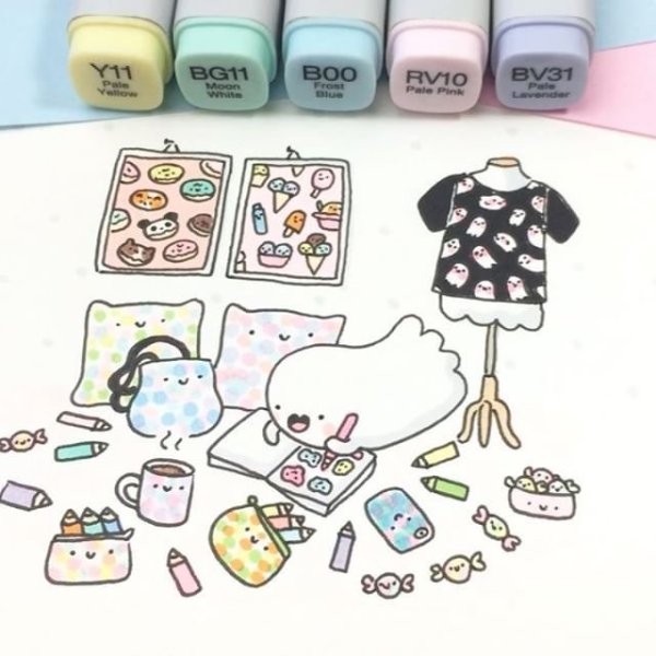 Наклейки для срисовки