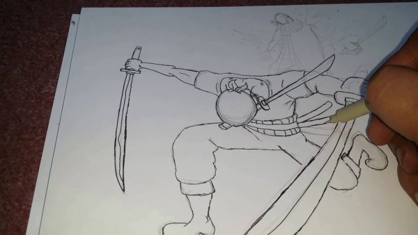 Зоро рисовать легко