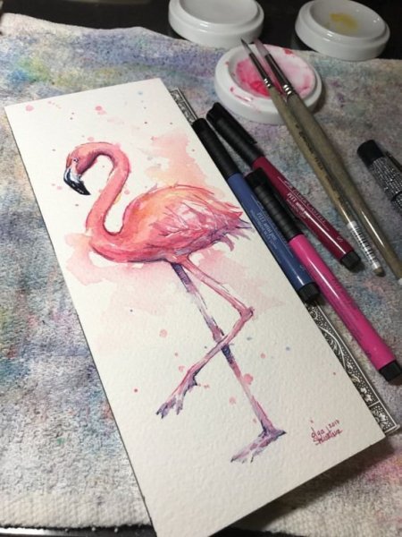 Бабочка акрилом