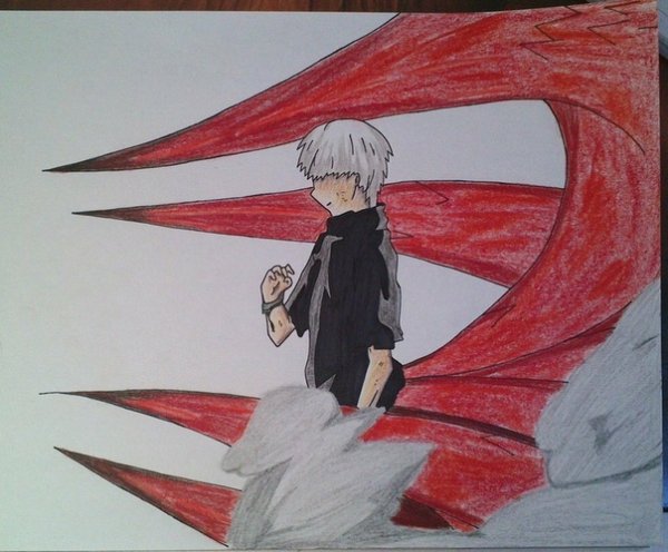 Канеки Кен рисовать