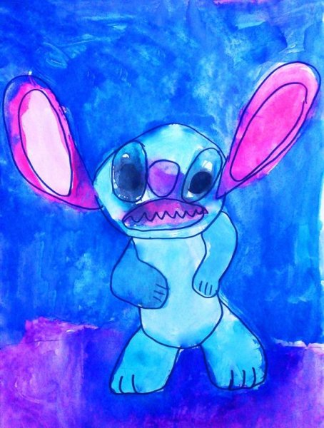 Рисунки для срисовки Стич