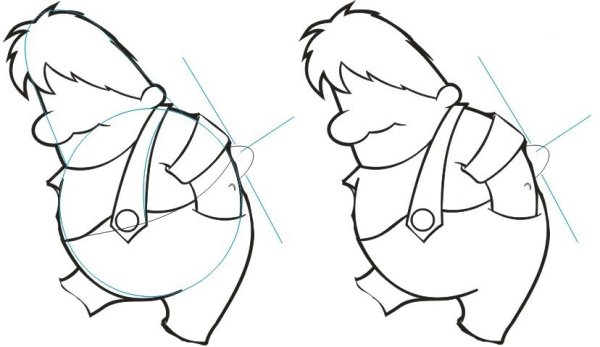 Карлсон поэтапное рисование