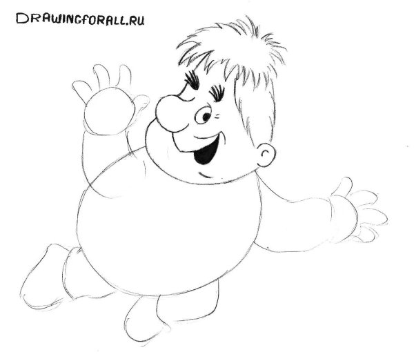 Карлсон рисунок