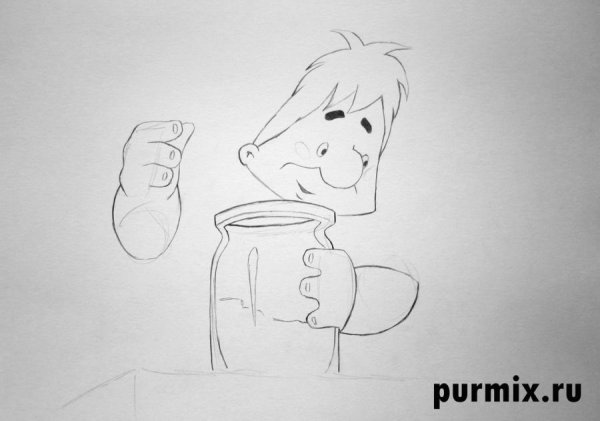 Карлсон простым карандашом