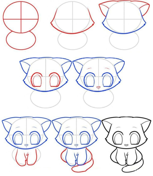 Рисование по этапно для детей