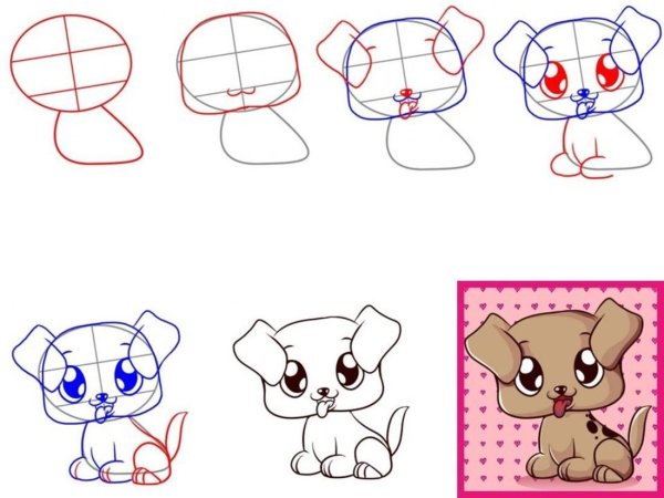 Поэтапное рисование карандашом