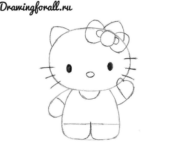 Мишка рисунок карандашом для срисовки