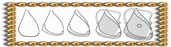 Нарисовать гусли