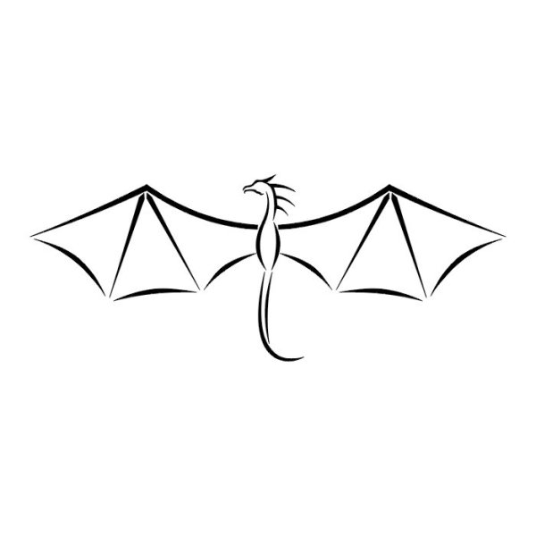 Лёгкие рисунки для срисовки черноеые