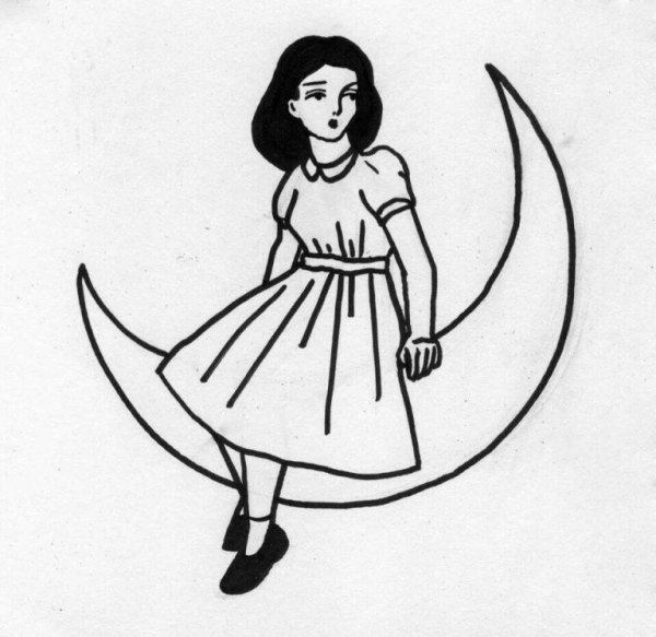 Чёрные рисунки для срисовки