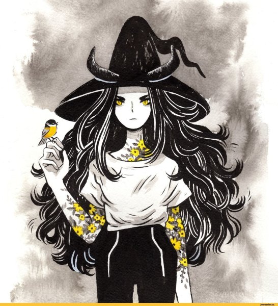 Как нарисовать ведьму поэтапно