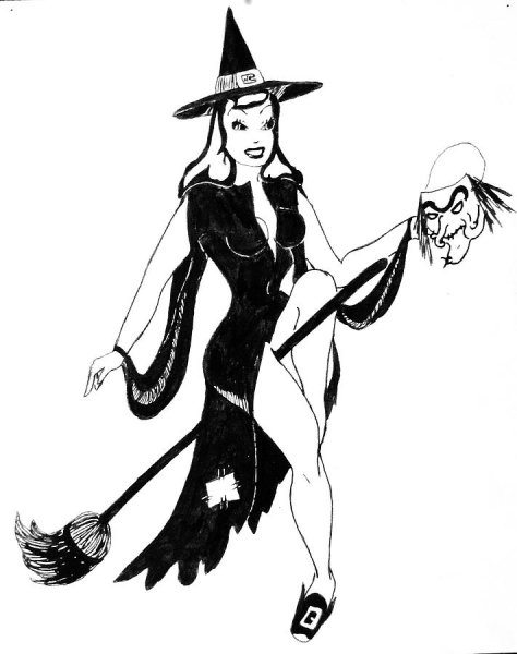 Аниме ведьма