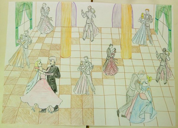 Раскраска танцы