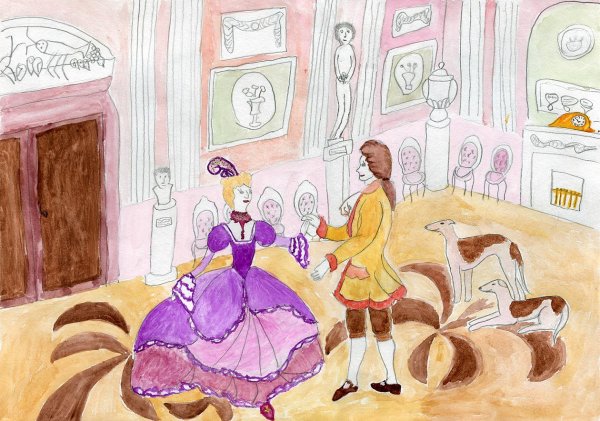 Рисунок на тему бал