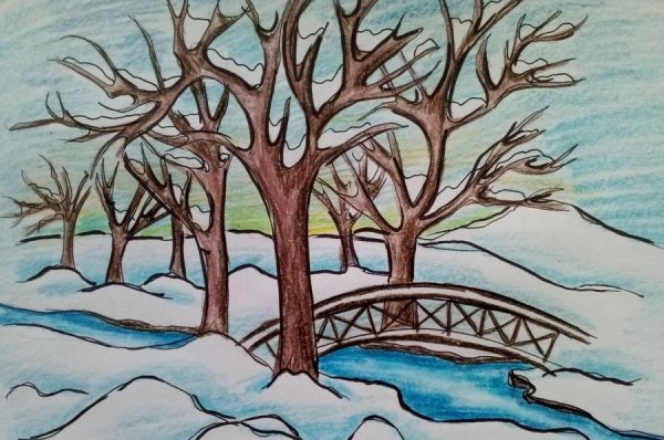 Зимние рисунки