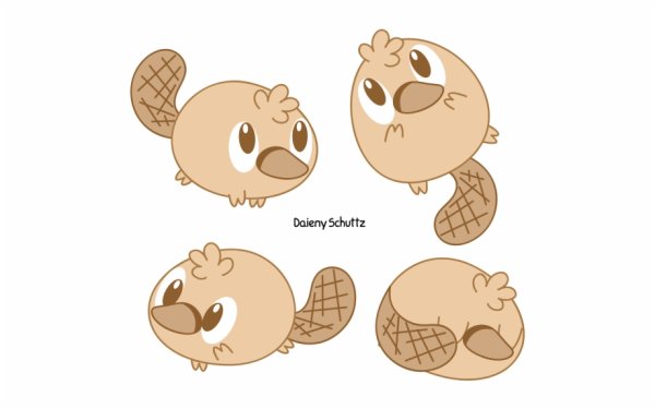 Утконос стилизация