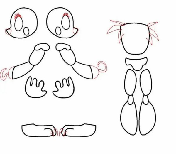 Рисунки для срисовки ФНАФ Фредди