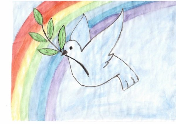 Рисование цветными карандашами для детей