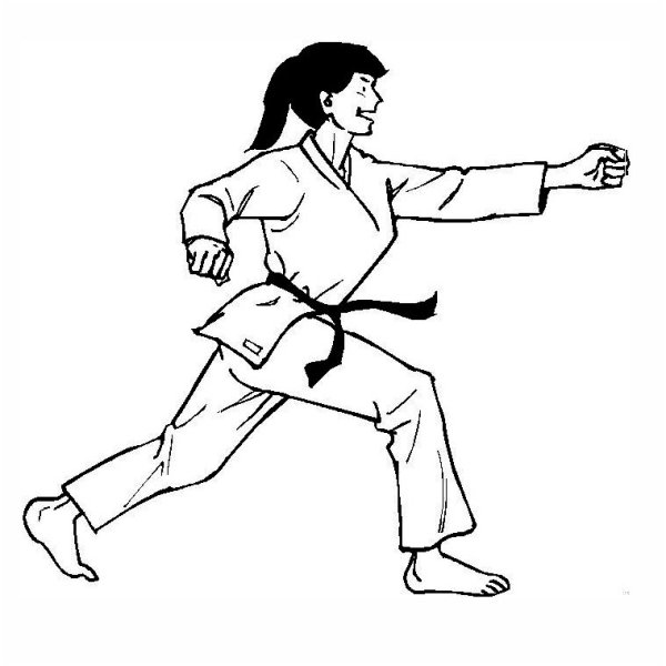 Самбо раскраска для детей