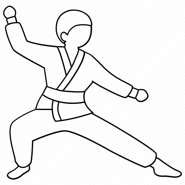 Дзюдо рисунок