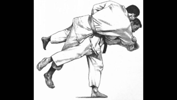 Раскраска дзюдо