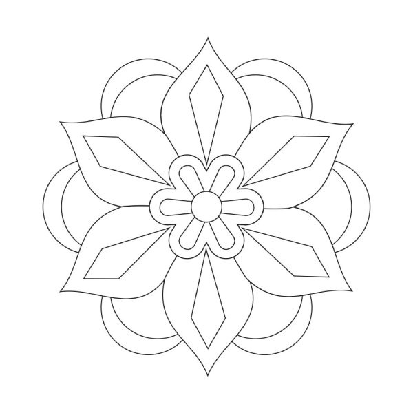 Орнаменты. Раскраска