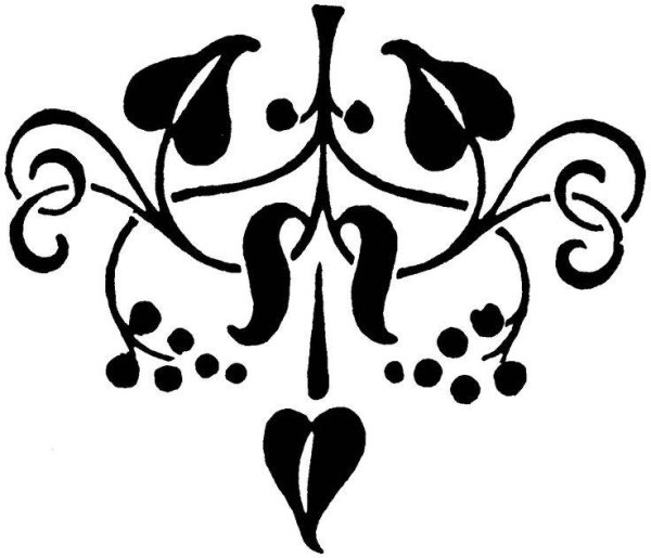 Орнамент несложный