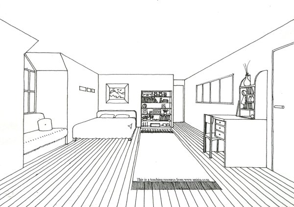 Рисунок комнаты