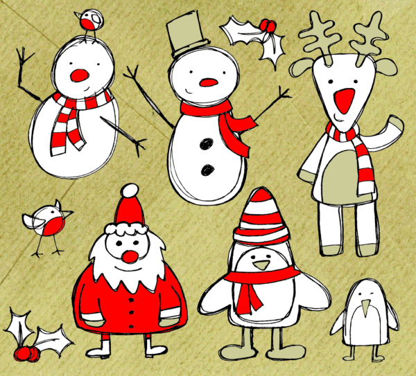 Рождественские Стикеры