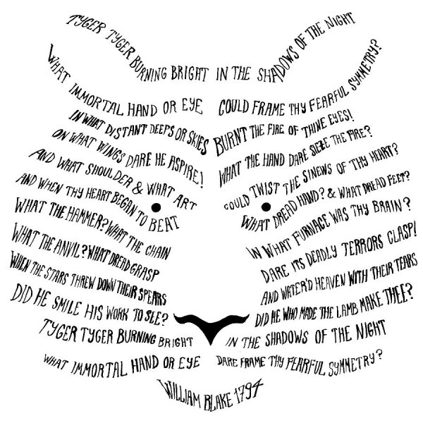 Фигурные стихи каллиграмма