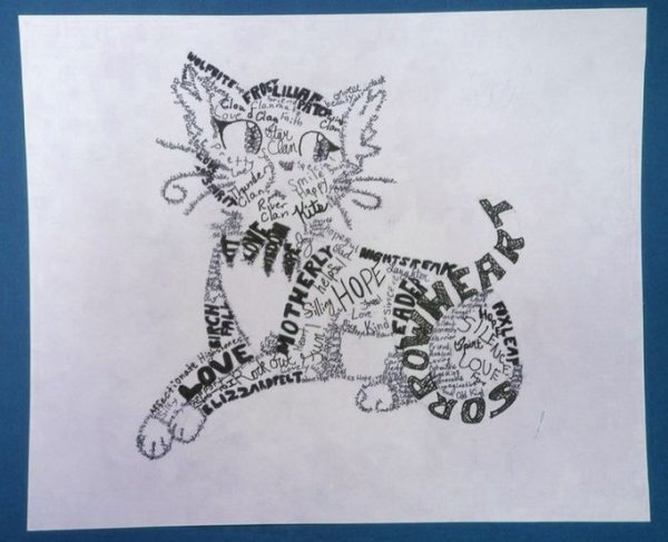 Рисунок из слов