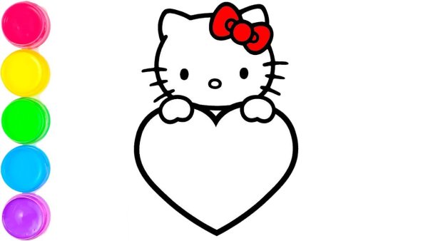 Лёгкие рисунки Хеллоу Китти