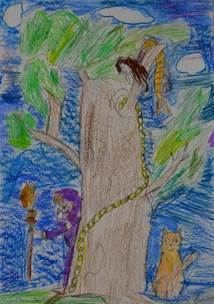 Лукоморье рисунок