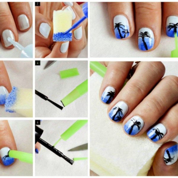 Маникюр лёгкий и красивый