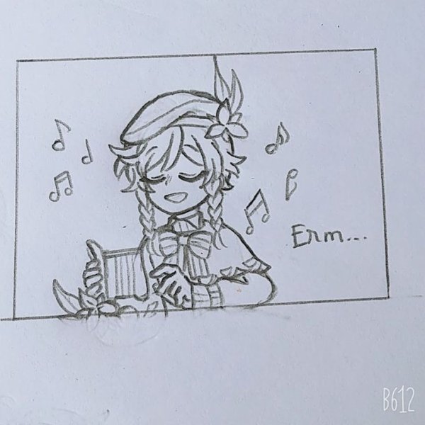 Скетчи Геншин Импакт