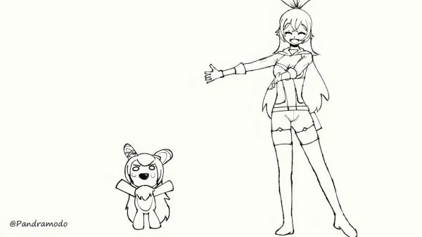 Раскраска Геншин Импакт