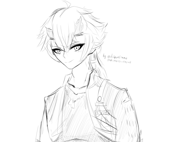 Раскраска Геншин Импакт кли